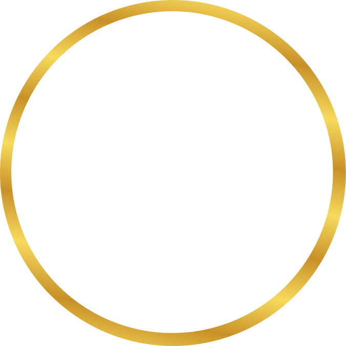 white gold circle vector illustration